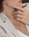 Dainty Cubic Zirconia Pinky Ring
