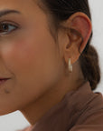 Pavé Hoop Earrings
