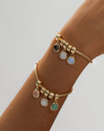 Bracelet with Stone Charms