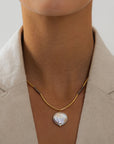 Brown Baroque Pearl Necklace