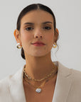 Brown Baroque Pearl Necklace