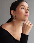 Color Burst Hoop Earrings