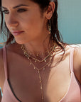 Colorful Gold Hoop Earrings