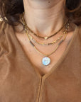 Crystal Choker with Heart Charm
