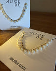 Double Bracelet with Pearl