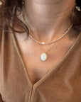 Fresh Pearl Crystal Choker