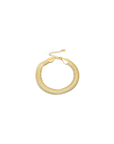 Gold Flat Snake Chain Bracelet