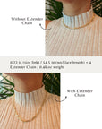 Gold Paperclip Chain Necklace