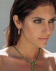 Gold Twisted Hoop Earring