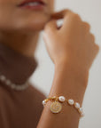 Natural Pearl Bracelet with Pendant