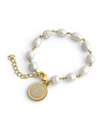 Natural Pearl Bracelet with Pendant