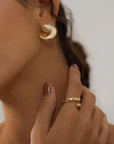 Sparkling Open Zirconia Ring