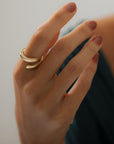 Sparkling Open Zirconia Ring