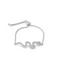Sparkling Serpent Slider Bracelet