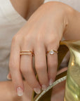 Square Zirconia Ring