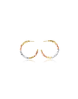 Tri-tones Hoop Earrings