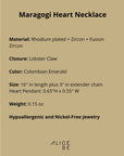 Maragogi Heart Necklace