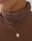Gold Mother-of-Pearl-Necklace