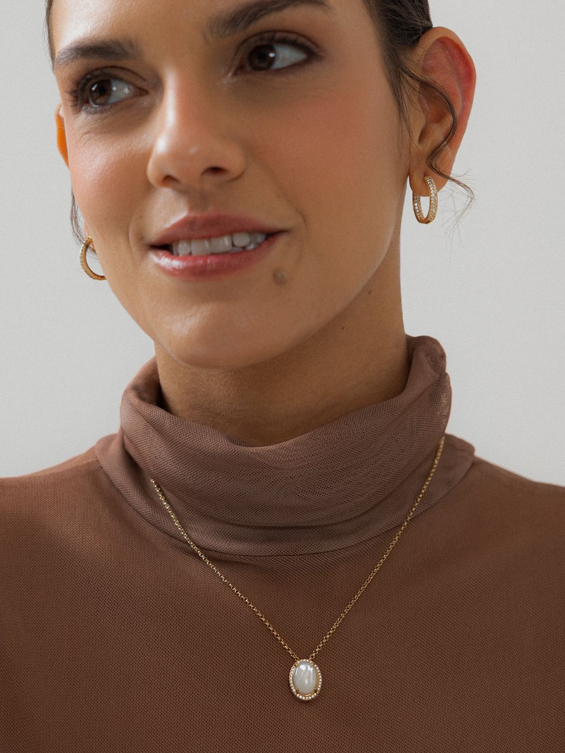 Gold Mother-of-Pearl-Necklace