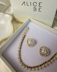 Everyday Jewelry Set - Necklace + Earrings