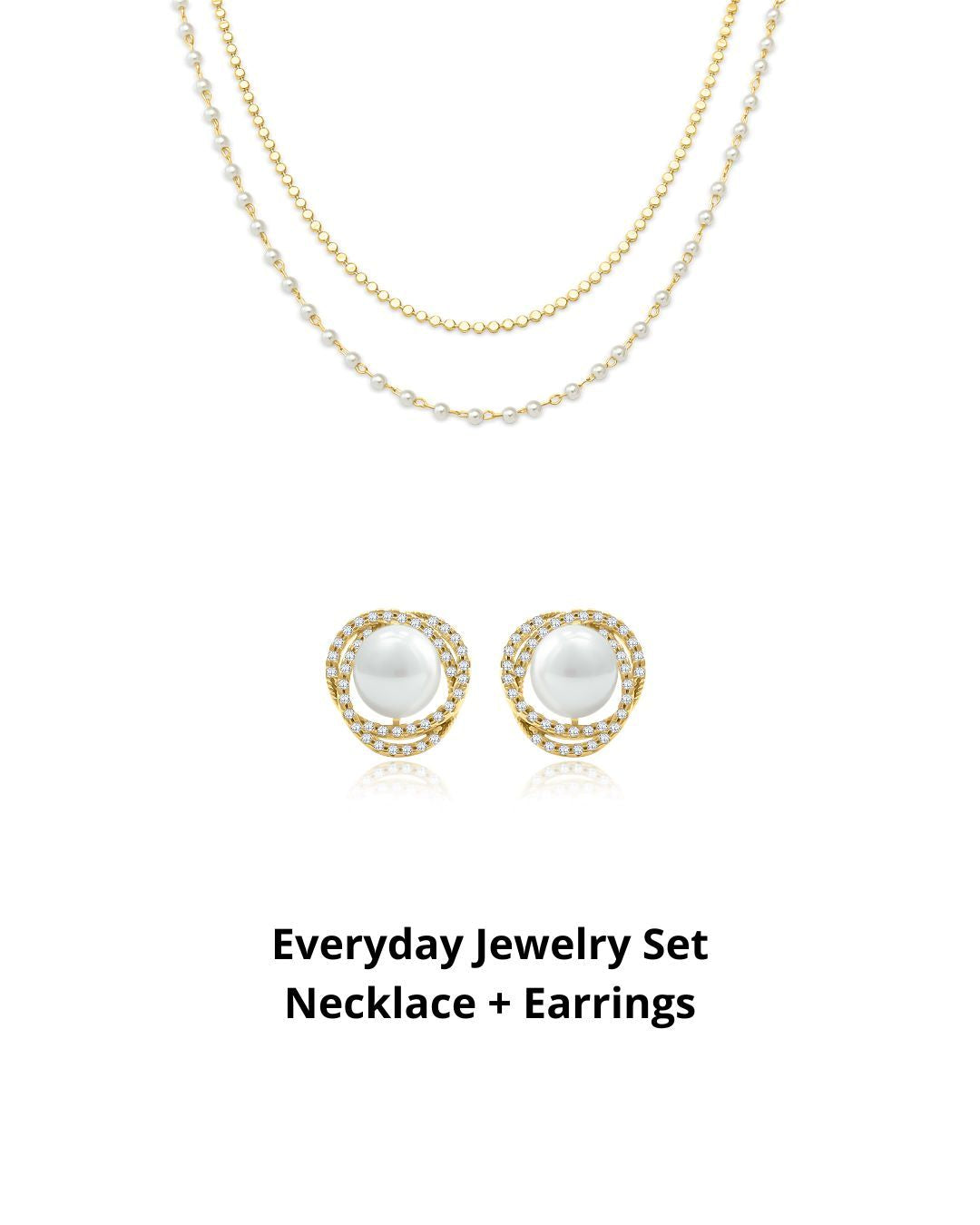 Everyday Jewelry Set - Necklace + Earrings