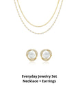 Everyday Jewelry Set - Necklace + Earrings