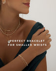 Double Bracelet with Pearl