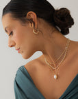 Pavé Hoop Earrings