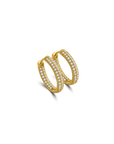 Pavé Hoop Earrings