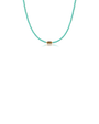Boho Turquoise Crystal Choker with Tiger’s Eye
