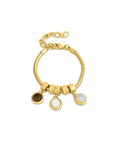 Bracelet with Stone Charms