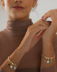 Bracelet with Stone Charms
