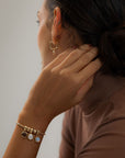 Bracelet with Stone Charms