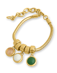 Bracelet with Stone Charms
