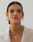 Brown Baroque Pearl Necklace