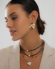 Brown Baroque Pearl Necklace