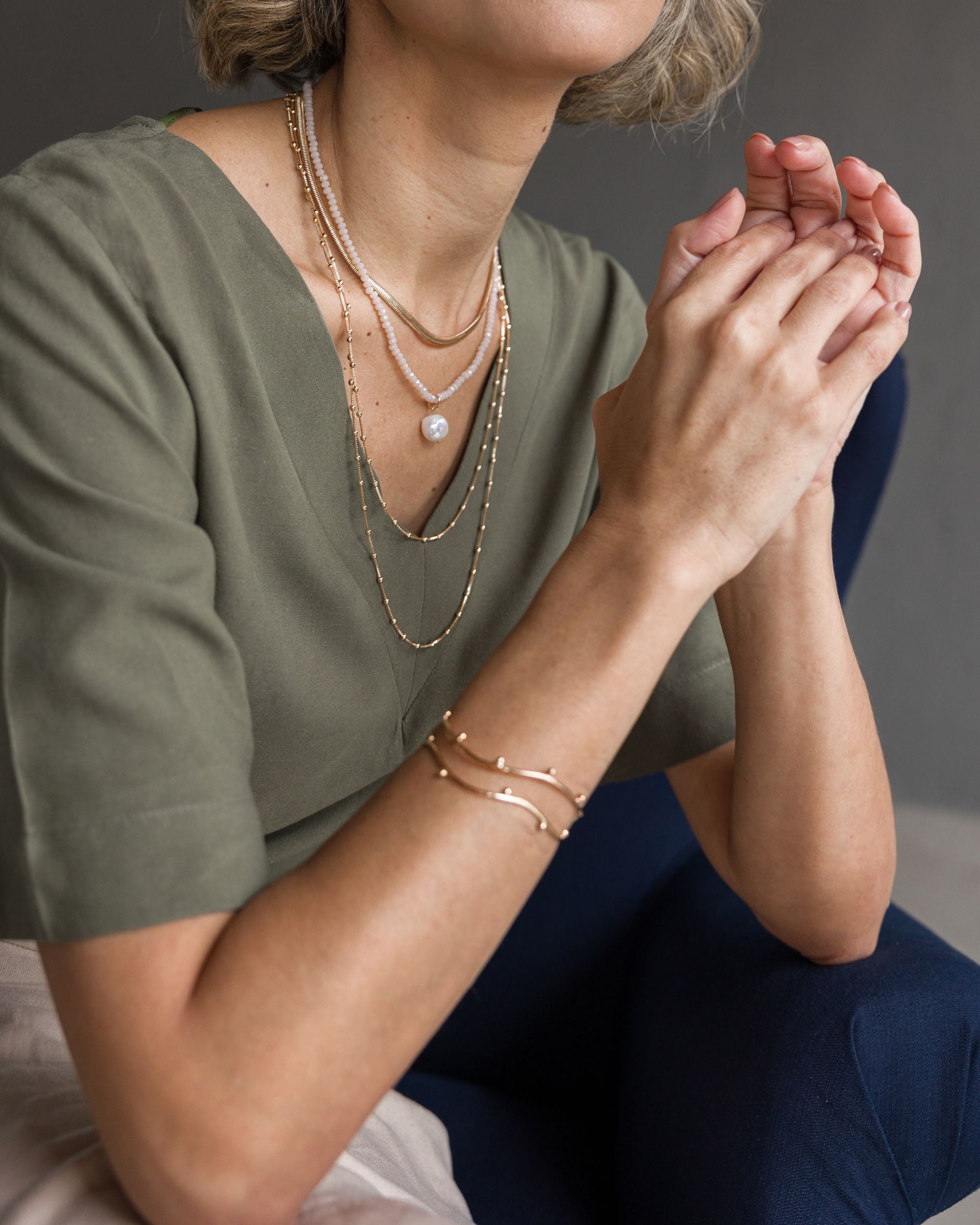 Flat Snake Chain Necklace