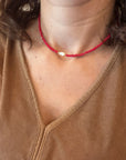 Fresh Pearl Crystal Choker