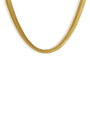 Gold Flat Snake Necklace