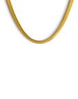 Gold Flat Snake Necklace