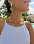 Gold Flat Snake Necklace