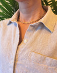 Gold Paperclip Chain Necklace