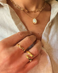 Gold Paperclip Chain Necklace