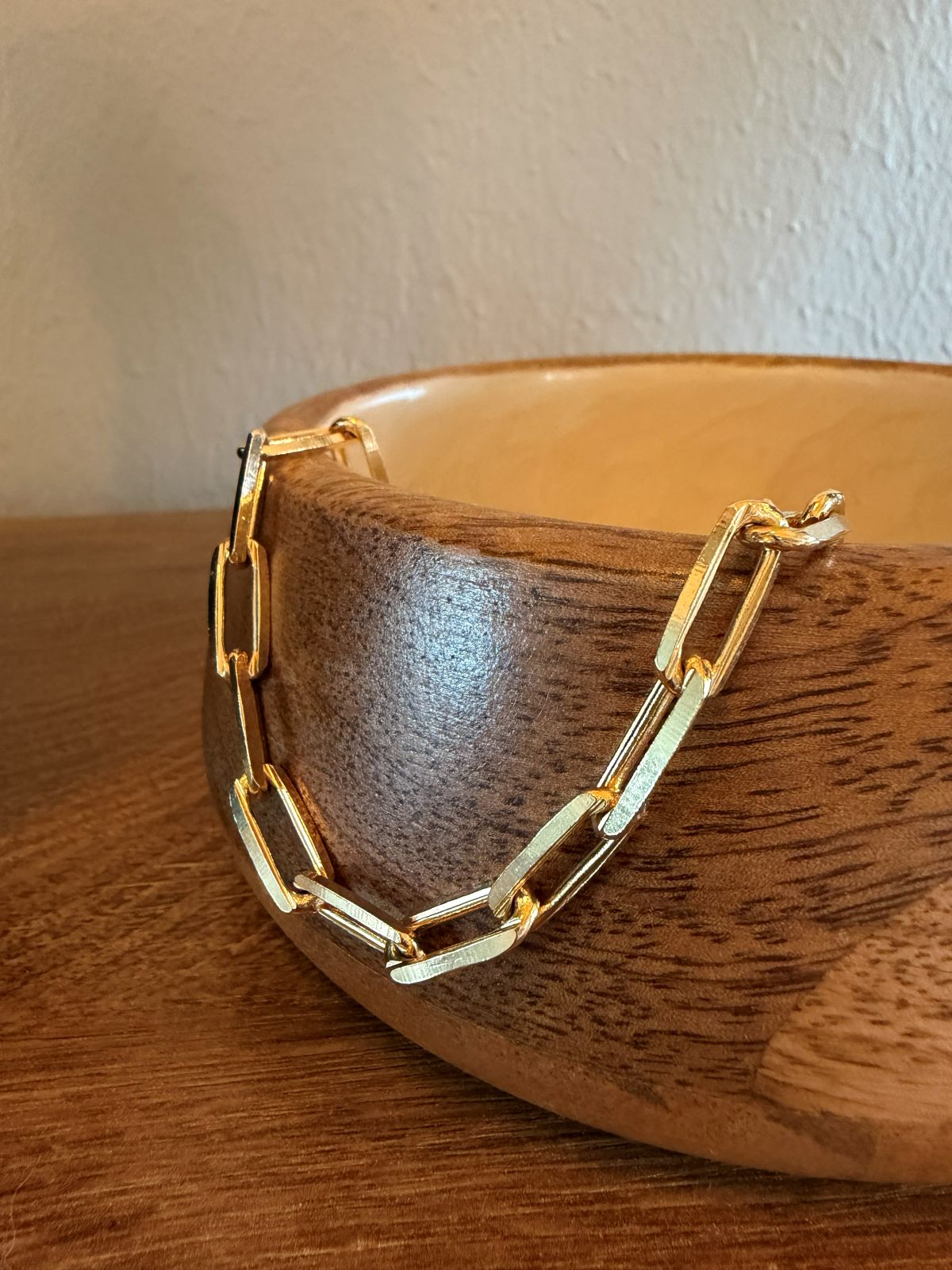 Gold Paperclip Chain Necklace