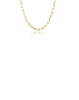Gold Paperclip Chain Necklace