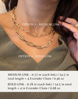 Gold Paperclip Chain Necklace