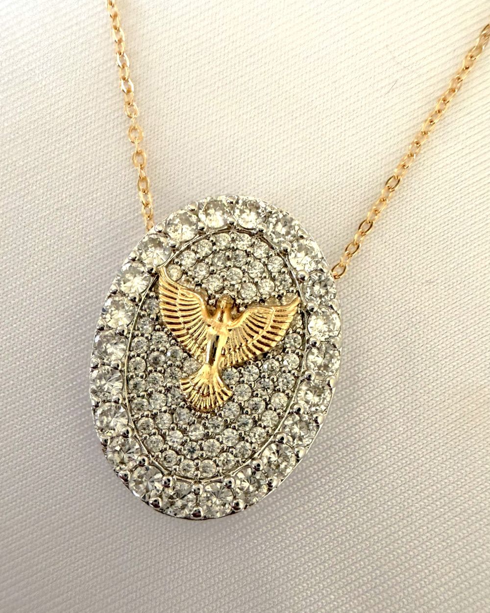 Two-Tone Holy Spirit Necklace