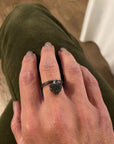 Midnight Heart Ring