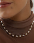 Natural Pearl Choker Necklace