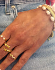 Zig Zag Gold Ring